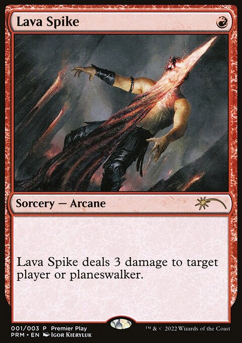 Lava Spike, Pro Tour Promos #2022-1, Magic: The Gathering card