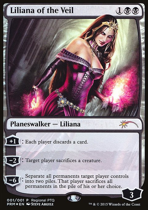 Liliana of the Veil, Pro Tour Promos #2015, Magic: The Gathering card