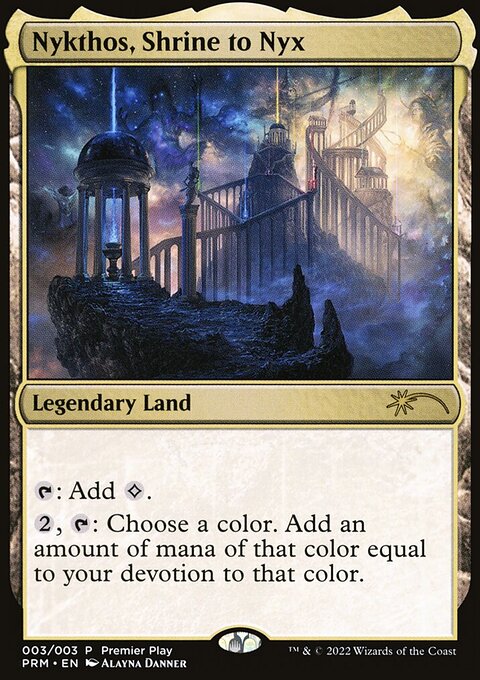 Nykthos, Shrine to Nyx, Pro Tour Promos #2022-3, Magic: The Gathering card