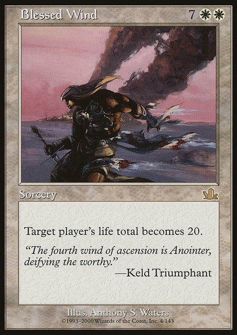Blessed Wind, Prophecy #4, Magic: The Gathering card