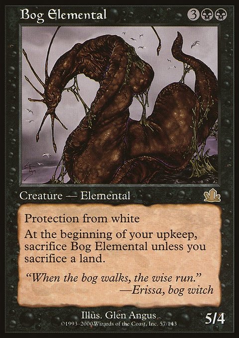 Bog Elemental, Prophecy #57, Magic: The Gathering card
