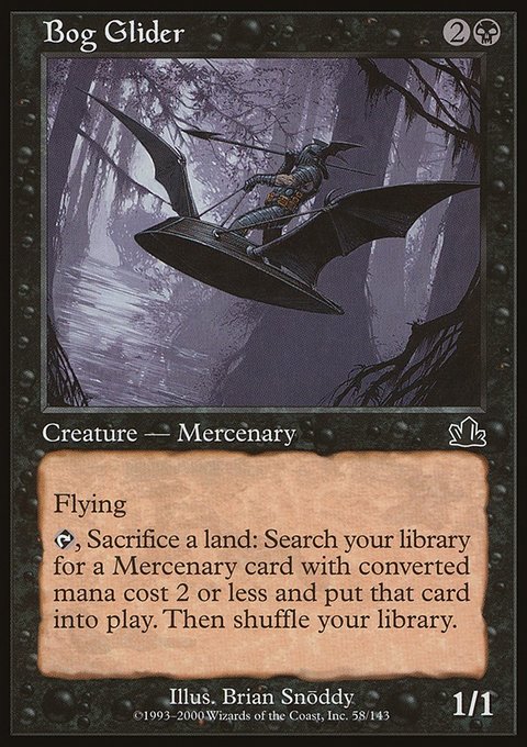 Bog Glider, Prophecy #58, Magic: The Gathering card