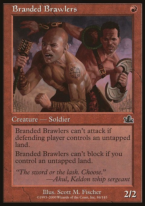 Branded Brawlers, Prophecy #84, Magic: The Gathering card
