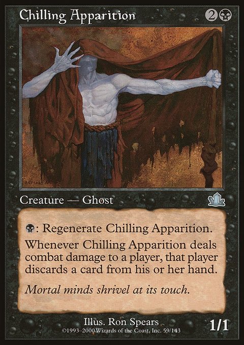 Chilling Apparition, Prophecy #59, Magic: The Gathering card
