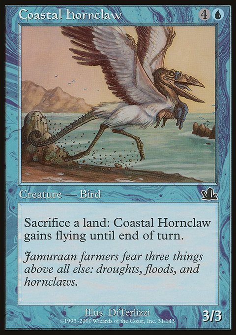 Coastal Hornclaw, Prophecy #31, Magic: The Gathering card