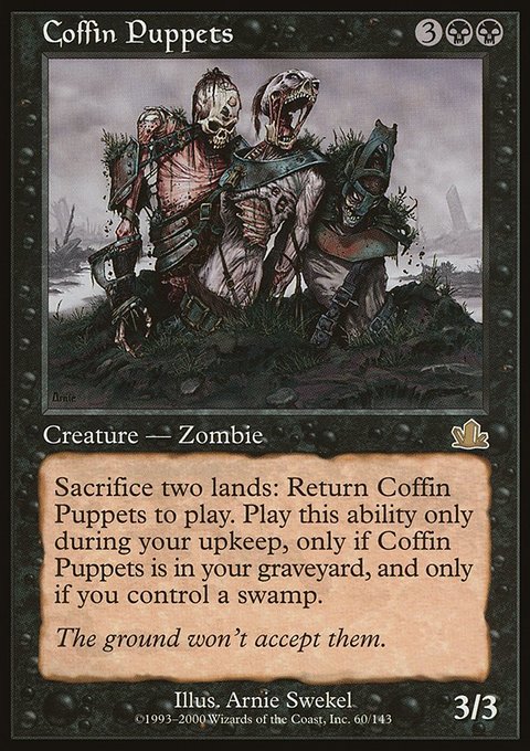 Coffin Puppets, Prophecy #60, Magic: The Gathering card
