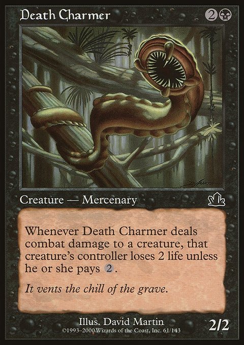 Death Charmer, Prophecy #61, Magic: The Gathering card