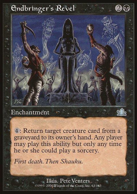 Endbringer's Revel, Prophecy #63, Magic: The Gathering card
