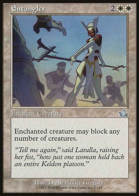 Entangler, Prophecy #7, Magic: The Gathering card