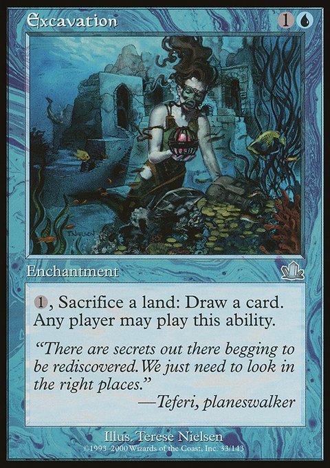 Excavation, Prophecy #33, Magic: The Gathering card