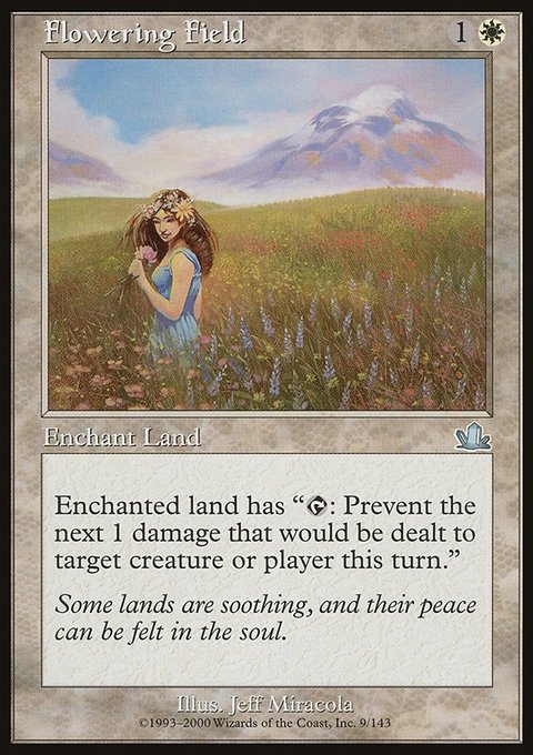 Flowering Field, Prophecy #9, Magic: The Gathering card