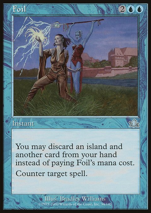 Foil, Prophecy #34, Magic: The Gathering card
