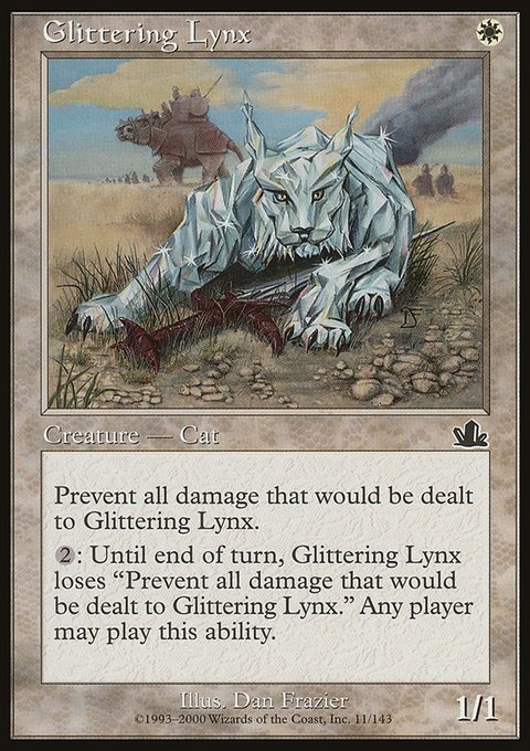 Glittering Lynx, Prophecy #11, Magic: The Gathering card