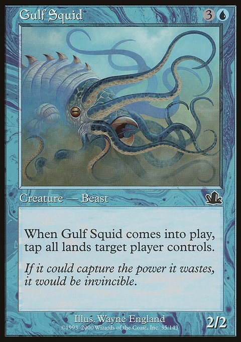 Gulf Squid, Prophecy #35, Magic: The Gathering card