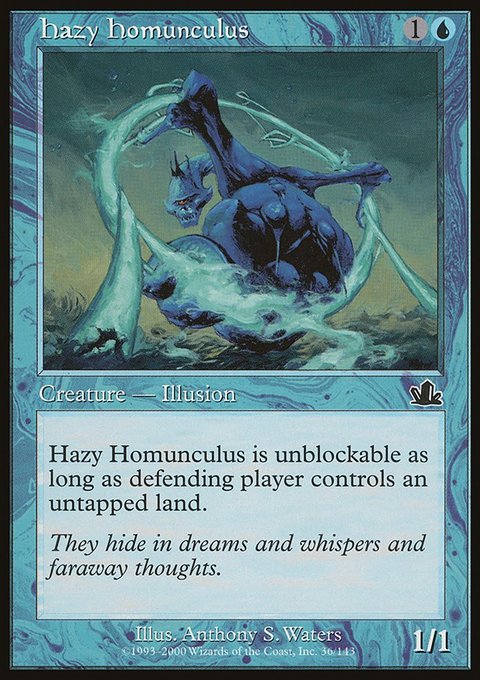 Hazy Homunculus, Prophecy #36, Magic: The Gathering card