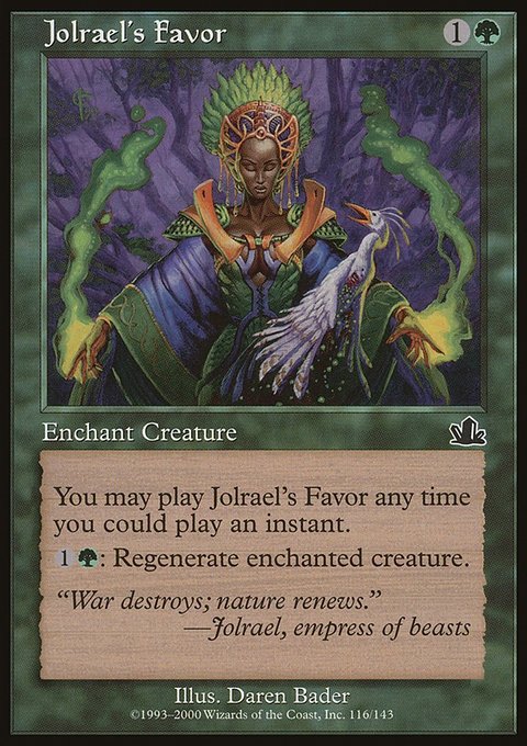 Jolrael's Favor, Prophecy #116, Magic: The Gathering card