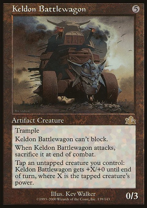 Keldon Battlewagon, Prophecy #139, Magic: The Gathering card