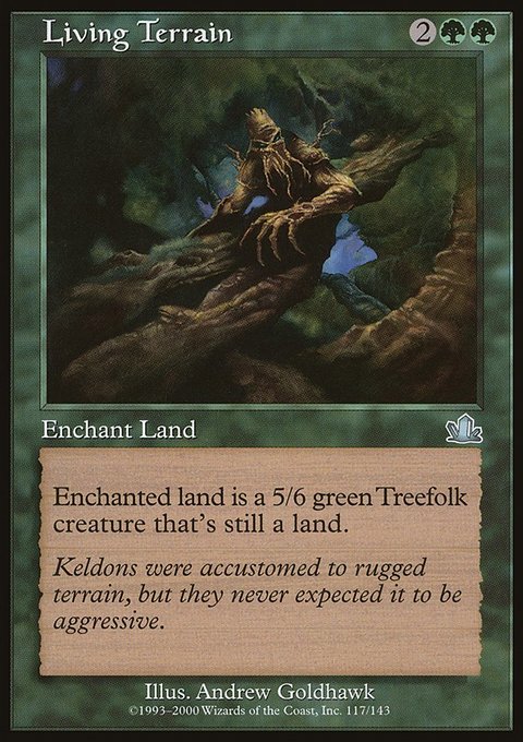 Living Terrain, Prophecy #117, Magic: The Gathering card