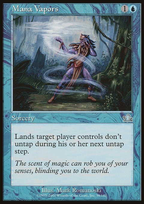 Mana Vapors, Prophecy #38, Magic: The Gathering card