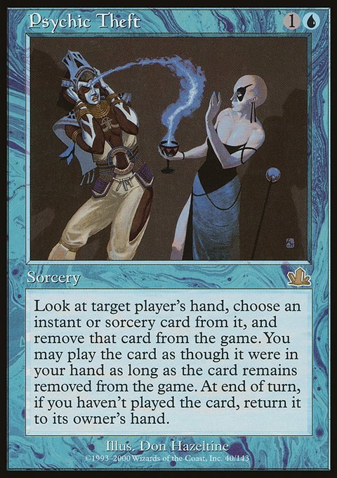 Psychic Theft, Prophecy #40, Magic: The Gathering card
