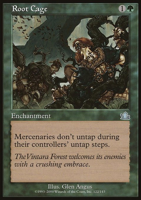 Root Cage, Prophecy #122, Magic: The Gathering card