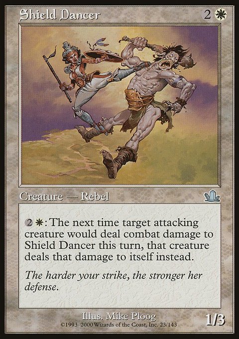 Shield Dancer, Prophecy #23, Magic: The Gathering card