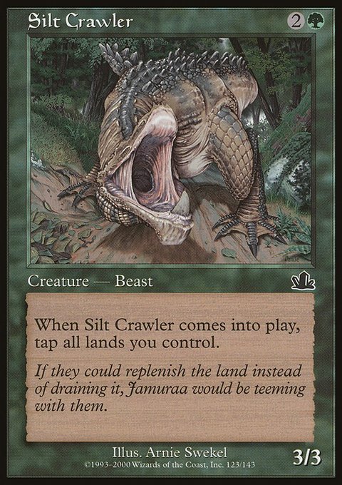Silt Crawler, Prophecy #123, Magic: The Gathering card