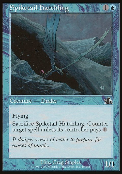Spiketail Hatchling, Prophecy #49, Magic: The Gathering card