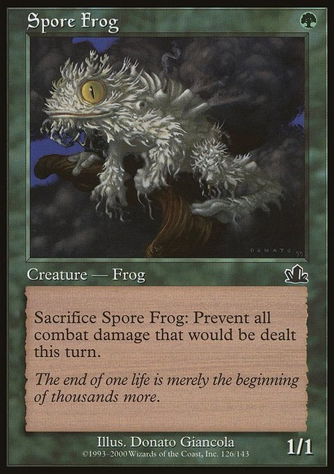Spore Frog, Prophecy #126, Magic: The Gathering card