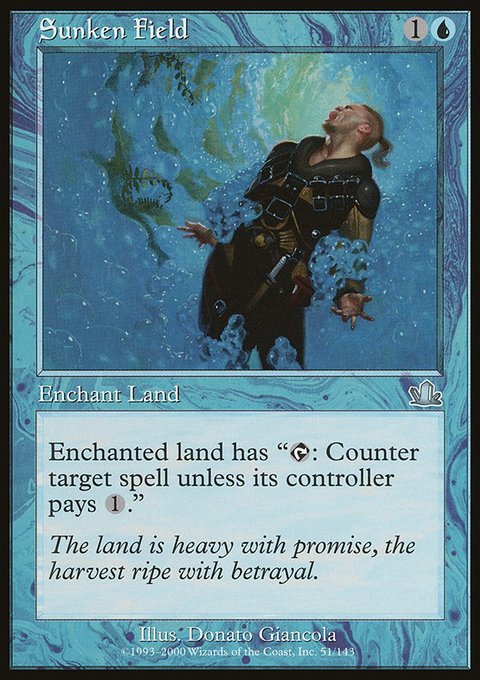 Sunken Field, Prophecy #51, Magic: The Gathering card