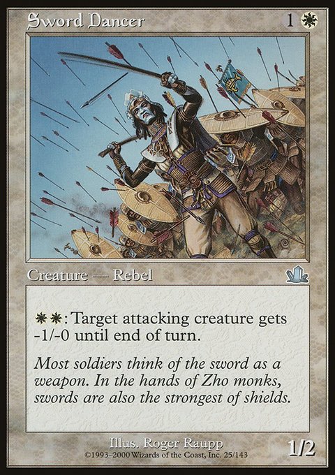 Sword Dancer, Prophecy #25, Magic: The Gathering card