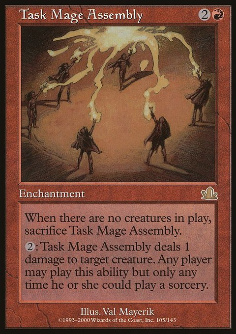 Task Mage Assembly, Prophecy #105, Magic: The Gathering card