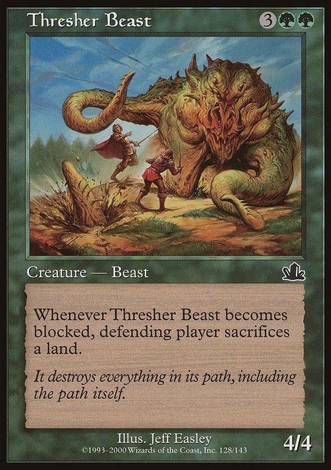 Thresher Beast, Prophecy #128, Magic: The Gathering card