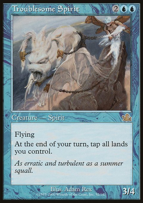 Troublesome Spirit, Prophecy #52, Magic: The Gathering card