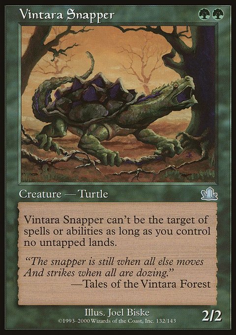 Vintara Snapper, Prophecy #132, Magic: The Gathering card
