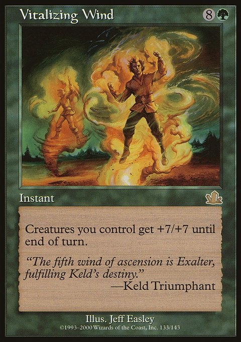 Vitalizing Wind, Prophecy #133, Magic: The Gathering card