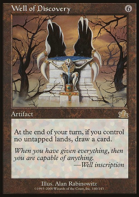 Well of Discovery, Prophecy #140, Magic: The Gathering card