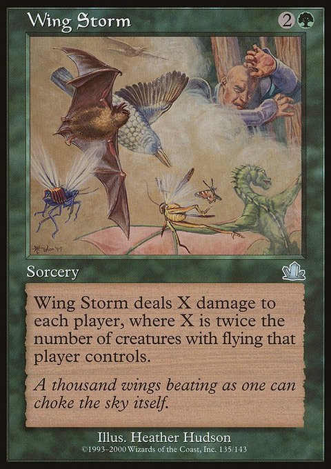 Wing Storm, Prophecy #135, Magic: The Gathering card