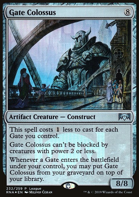 Gate Colossus, Ravnica Allegiance Promos #232, Magic: The Gathering card