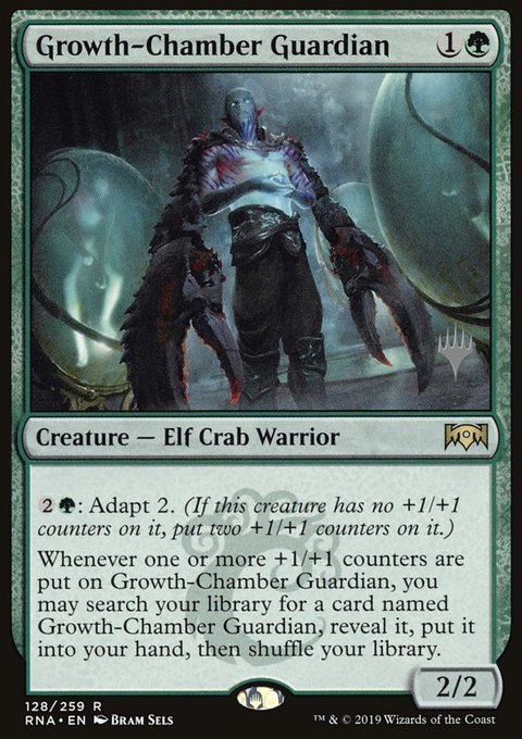 Growth-Chamber Guardian, Ravnica Allegiance Promos #128p, Magic: The Gathering card