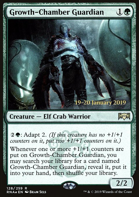 Growth-Chamber Guardian, Ravnica Allegiance Promos #128s, Magic: The Gathering card