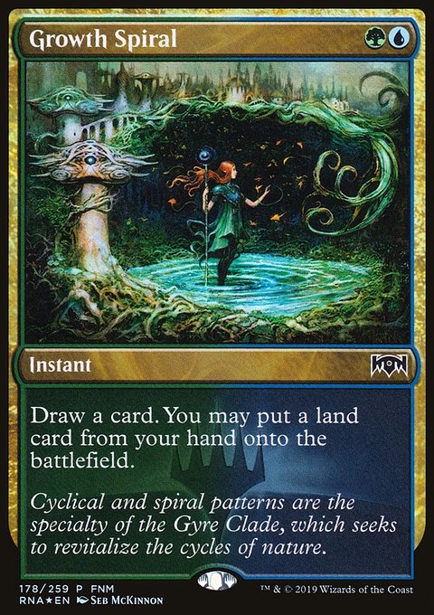 Growth Spiral, Ravnica Allegiance Promos #178, Magic: The Gathering card