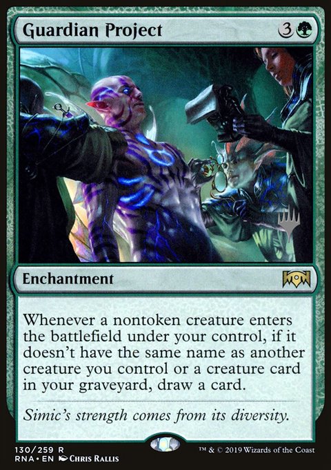Guardian Project, Ravnica Allegiance Promos #130p, Magic: The Gathering card