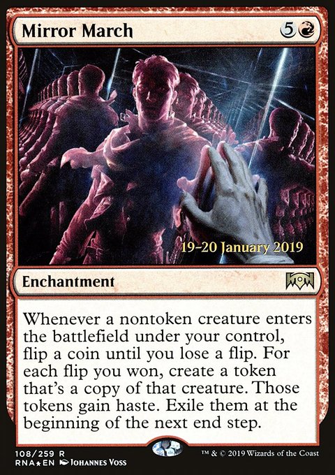 Mirror March, Ravnica Allegiance Promos #108s, Magic: The Gathering card