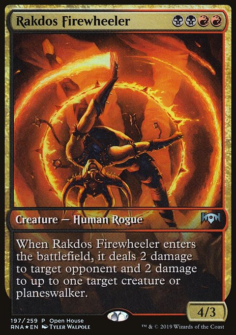 Rakdos Firewheeler, Ravnica Allegiance Promos #197, Magic: The Gathering card