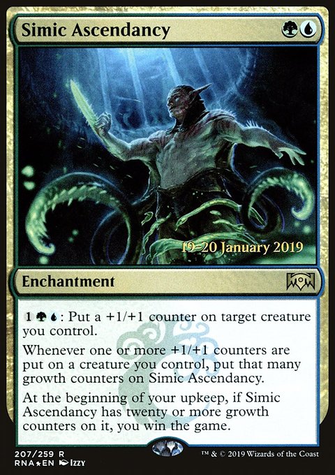 Simic Ascendancy, Ravnica Allegiance Promos #207s, Magic: The Gathering card