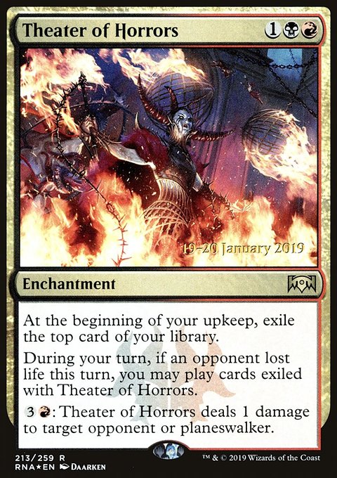 Theater of Horrors, Ravnica Allegiance Promos #213s, Magic: The Gathering card