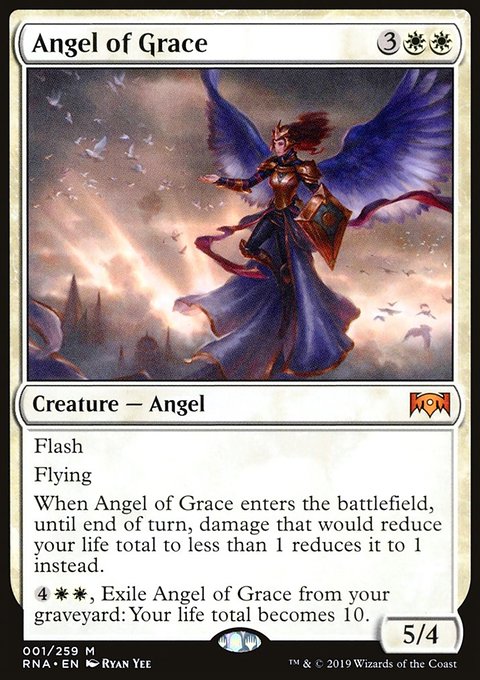 Angel of Grace, Ravnica Allegiance #1, Magic: The Gathering card