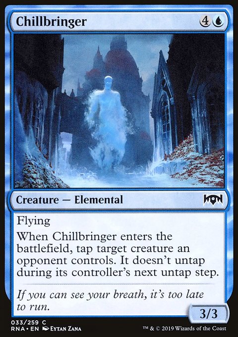 Chillbringer, Ravnica Allegiance #33, Magic: The Gathering card