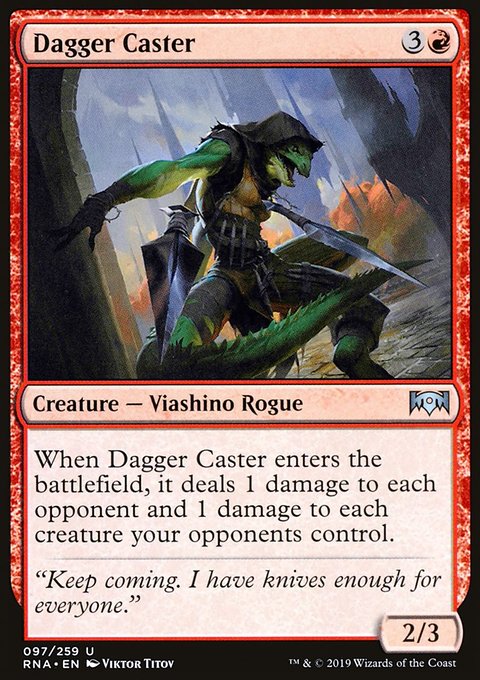 Dagger Caster, Ravnica Allegiance #97, Magic: The Gathering card